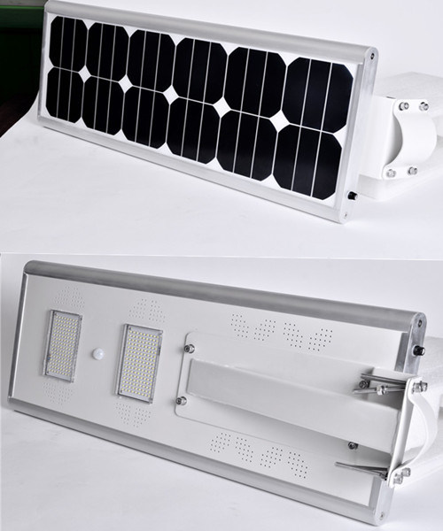 20W Integrated Solar LED Street Light with Motion Sensor Home All in One LED Solar Street Light Waterproof Solar LED Garden Light