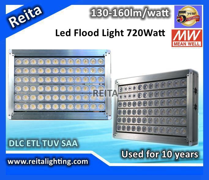 720W Sports Field Lighting LED Flood Light Outdoor