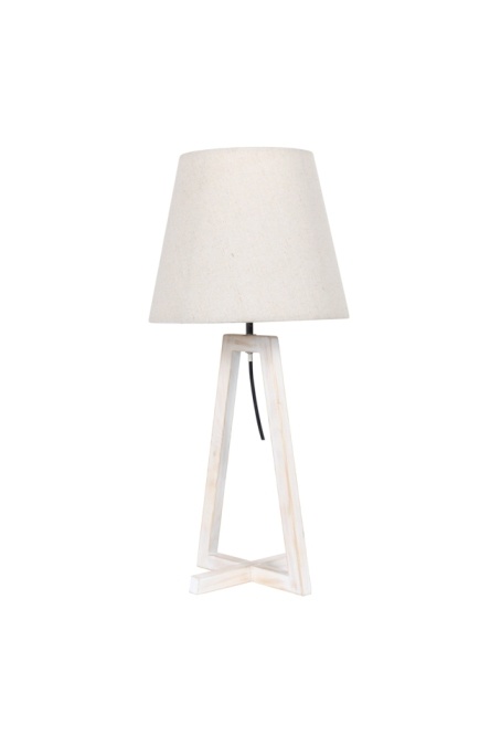 Modern Style Simple Table Lamp with Wooden Base (KO96XL)