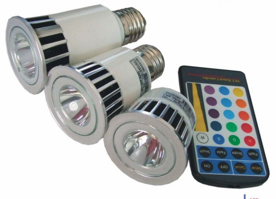 RGB LED Spotlight Bulb Lamp