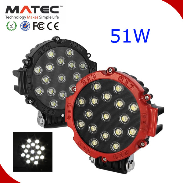 Competitive Factory Price Offroad SUV ATV Truck Jeep 4X4 LED Work Light 51W