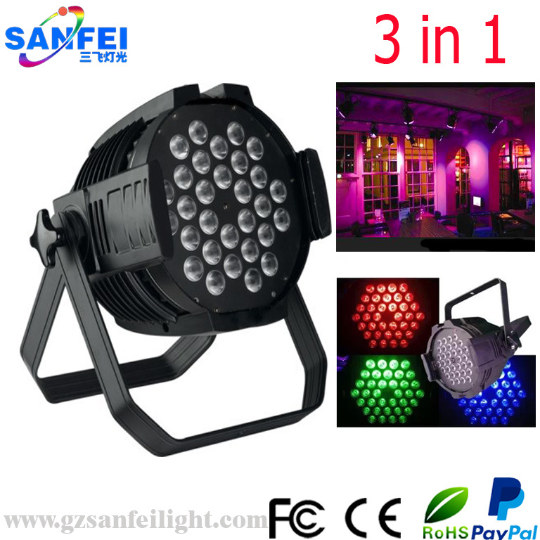 Hight Qualitty 36*3W Outdoor 3in1 LED PAR Light