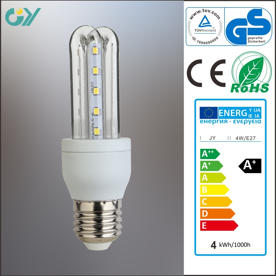 Manufacturer 6000k 2u 6W E27 China LED Light Bulb