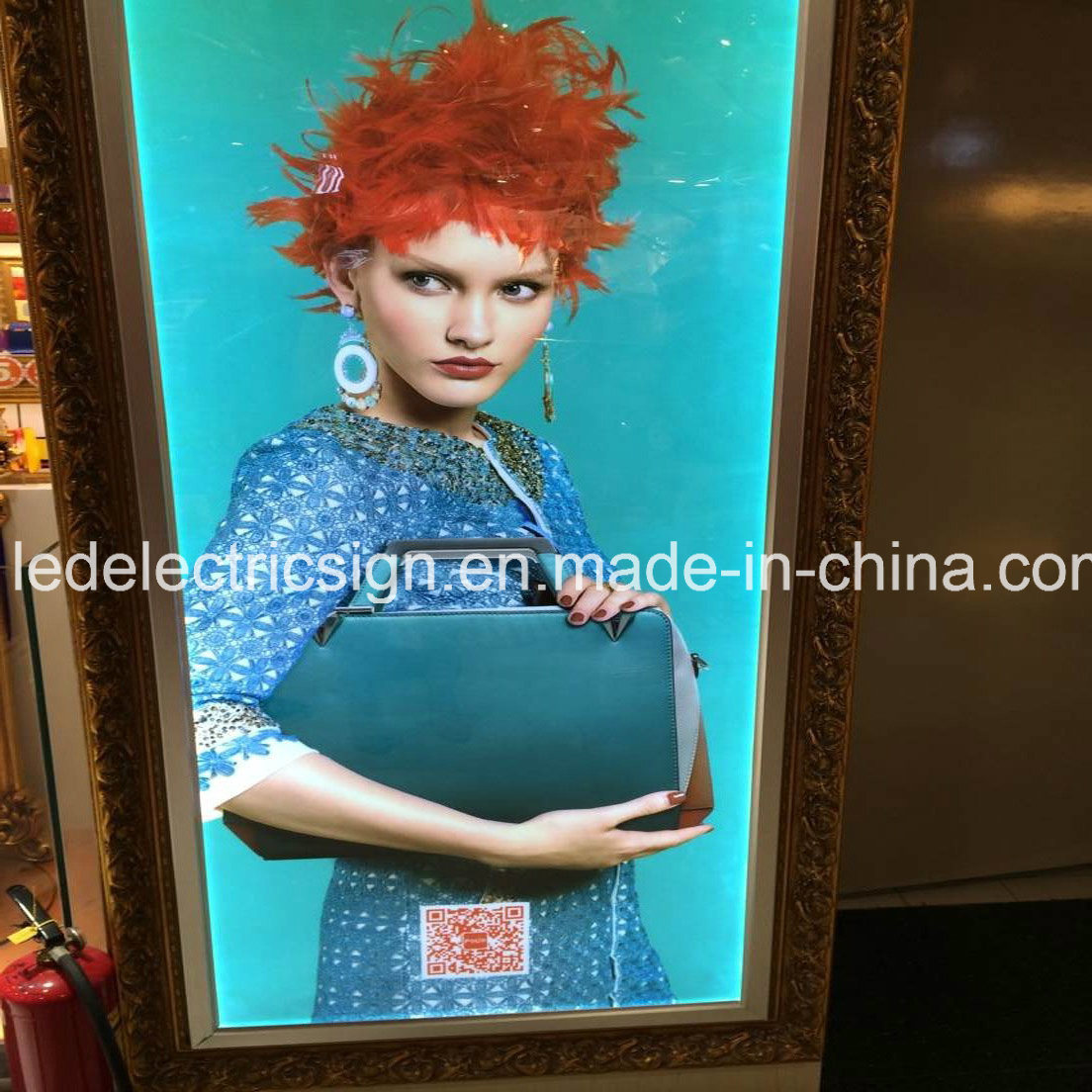 Advertising Display Magnetic Frame Light Box with LED Board