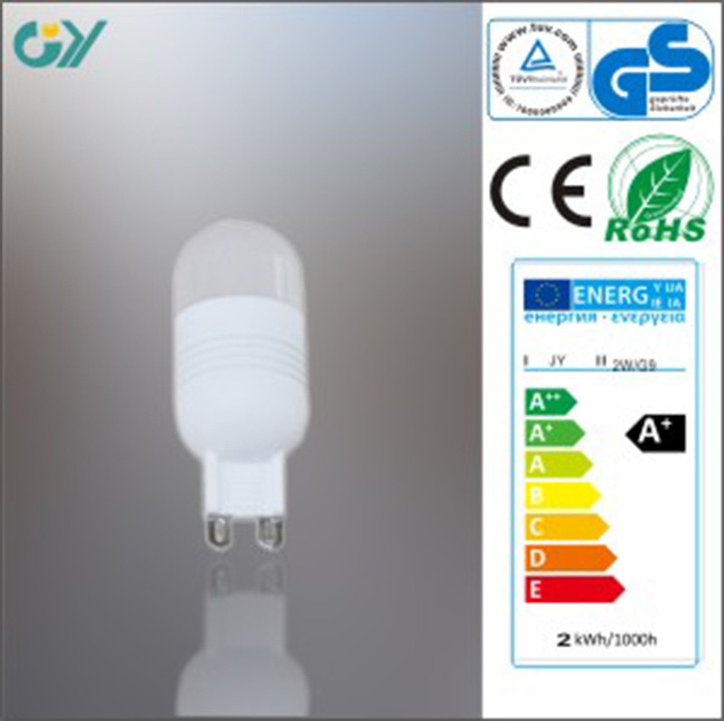 CE RoHS Approved LED G9 2W LED Bulb Light (JYG9)