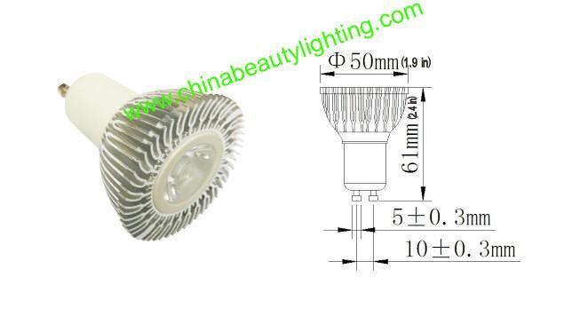 LED Spotlight GU10 LED Spot Light LED Bulb (3W01)
