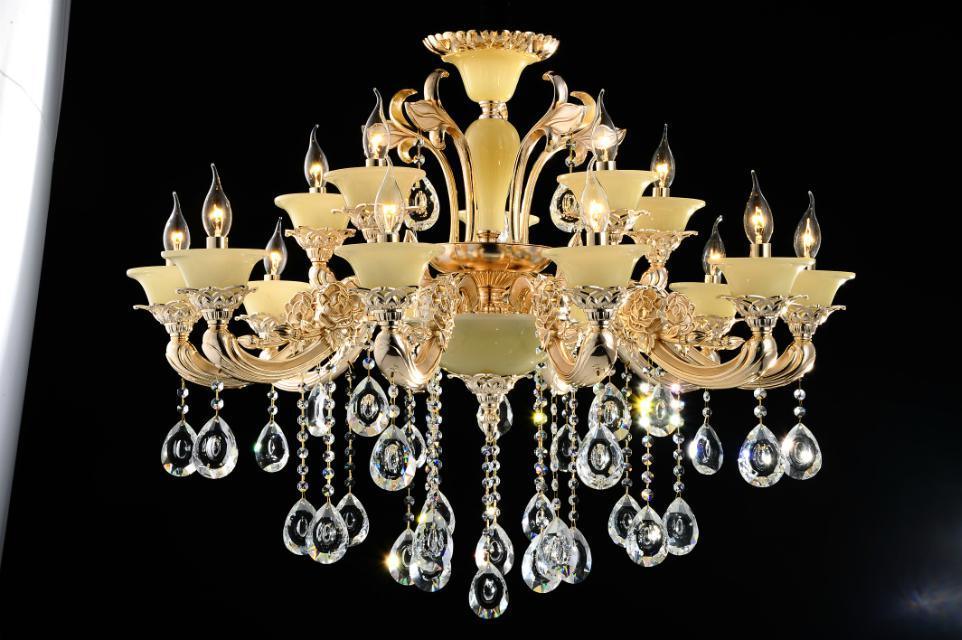 Classical Big Chandelier in Zhongshan Factory Crystal Lamp