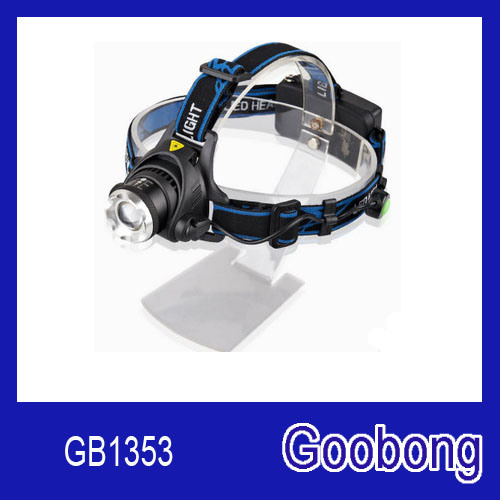 Super Bright CREE T6 LED Rechargeable Zoom Headlamp