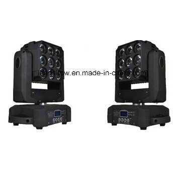 9 PCS DMX Blinder 4in1 LED Beam Wash Moving Head Light