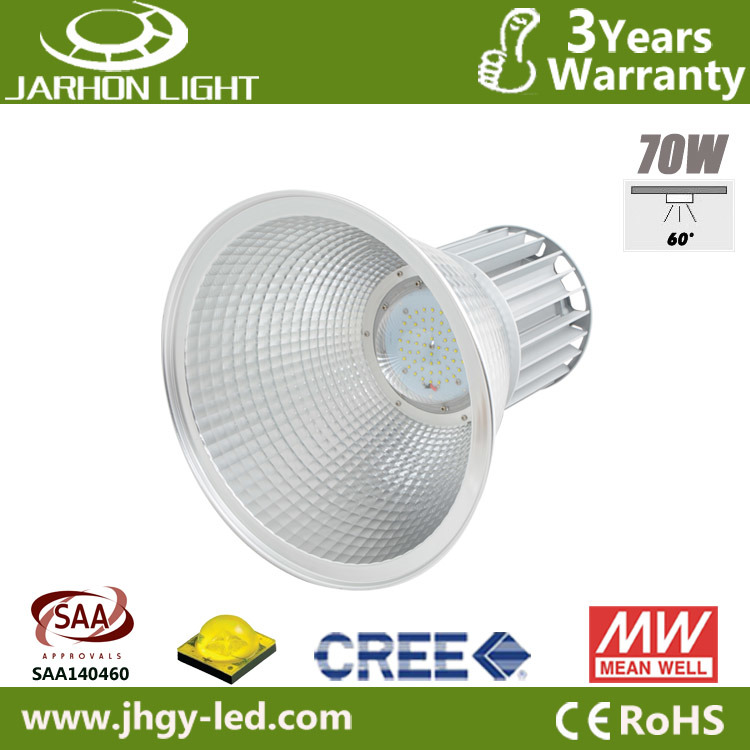 SAA CE RoHS Approval CREE 70W LED High Bay Light