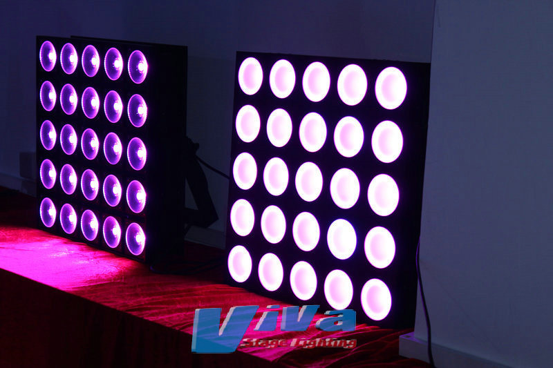 Stage Lighting/PRO Light LED Pixel Matrix Blinder/LED Wall Washer/Disco Lighting/Stage Equipment 25X30W RGBW 4in1 LED Effect Light