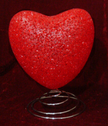 Dgl-002red Heart, Table Lamp