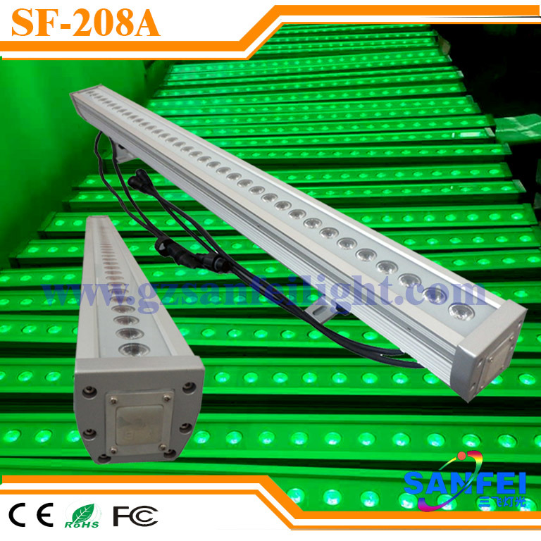 Waterproof 24X3w RGB 3in1 LEDs Wall Washer Light
