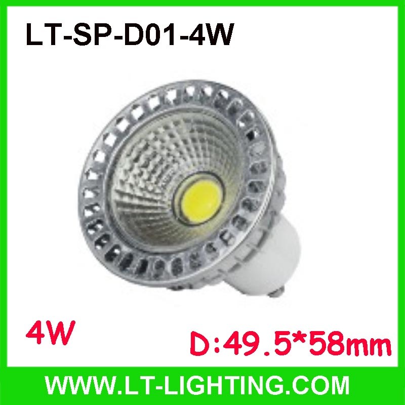 COB 4W GU10 LED Spot Lamp (LT-SP-D01-4W)