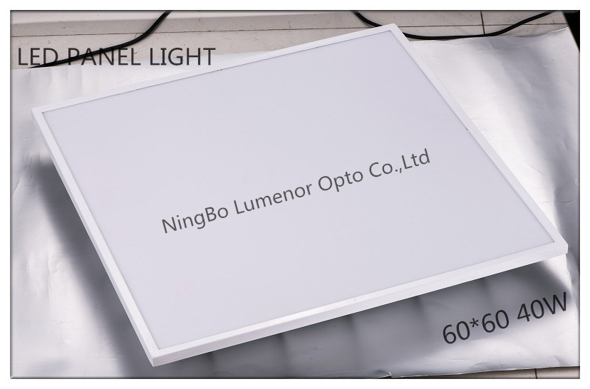 40W IP44 SMD Aluminium and Plastic LED Panel Light for Indoor with CE RoHS (LES-PL60*60-40WA)