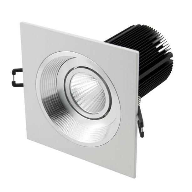 Spray White+Silver Stairs Inner Ring 15W COB LED Wall Washer