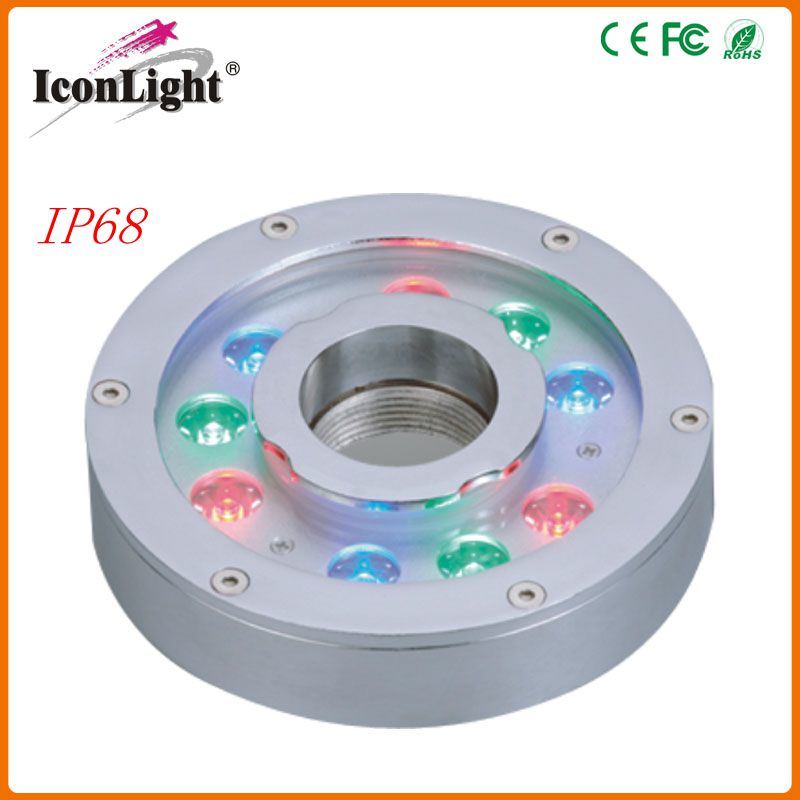 LED Underwater IP68 Light Downlight Swimming Pool Outdoor Lighting (ICON-C008-9*3W)