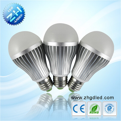 High Bright A60 6W LED Bulb Light (ZGE-A60-6W)