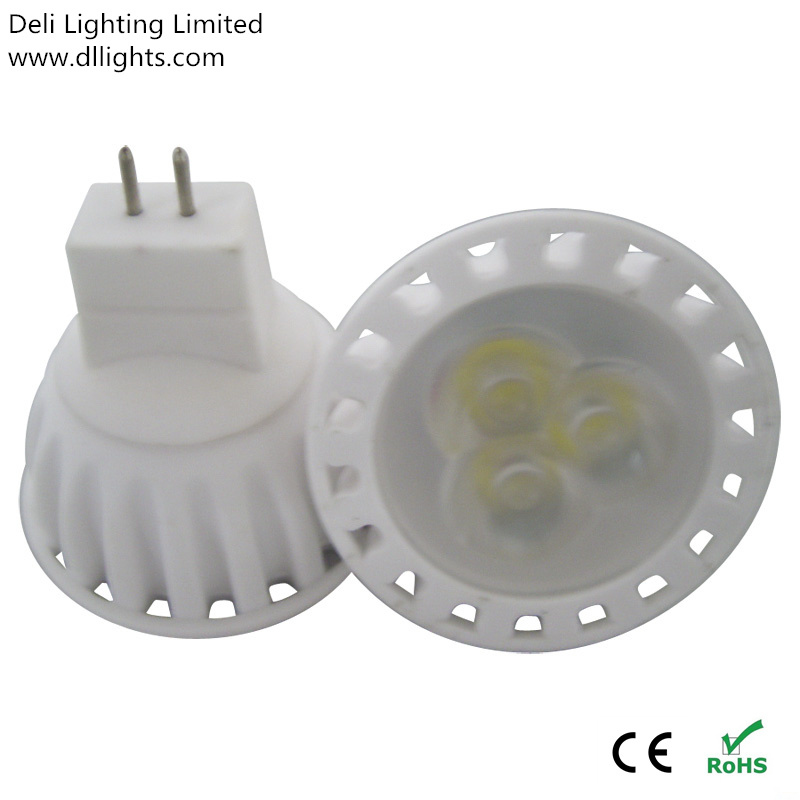 MR16 Ceramic Warm White 3W LED Spotlight