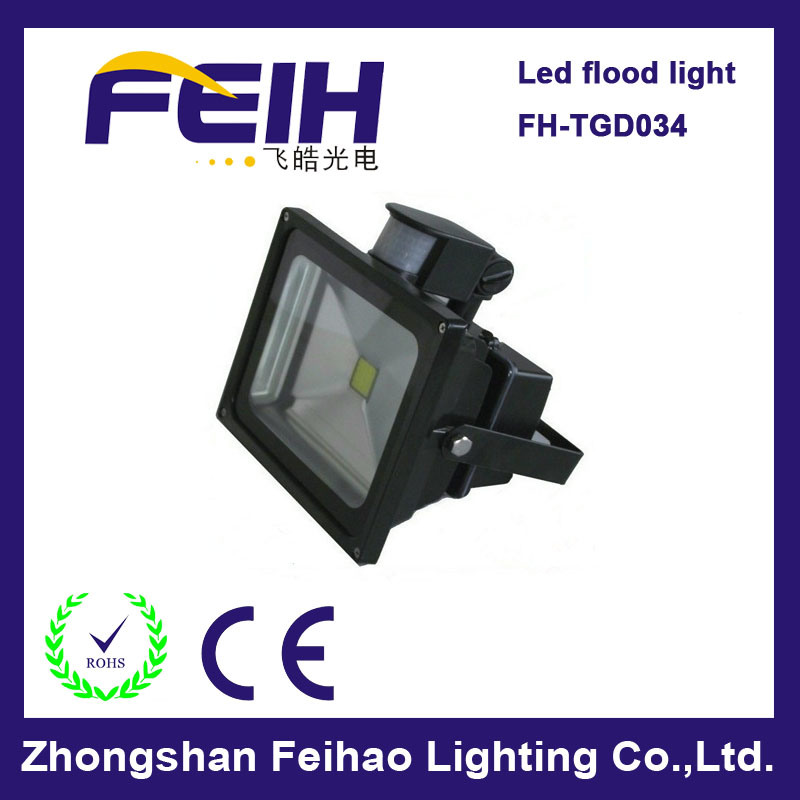 CE RoHS 30W Montion Sensor LED Flood Light