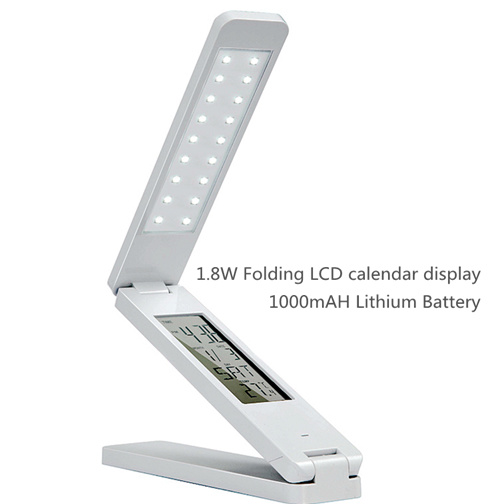 LED 3-Stage Folding LCD Table Lamp