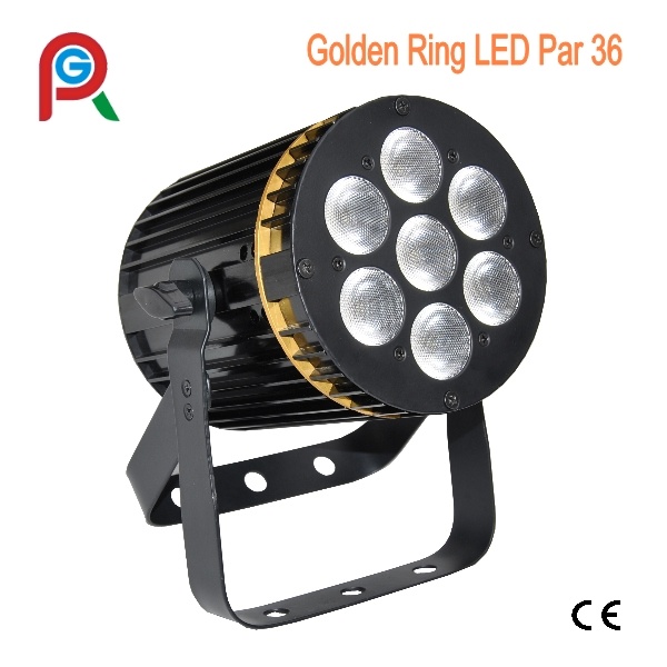 Golden Ring 7LEDs 8W RGBW 4-in-1 LED PAR 36