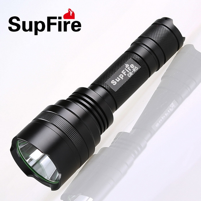 Supfire C8-T6 900 Lumen CREE LED Flashlight with CE