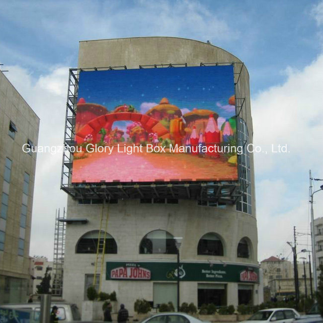 High Brightness P10 Full Color Video LED Display for Advertising Screen