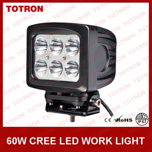 2013 New Items! Heavy Duty 60W CREE LED Work Light/LED Driving Light for Tractor, Trucks, Forklift, Mining
