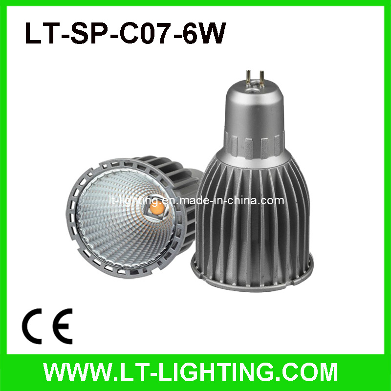 CE SAA 6W COB LED Spot Lamp (LT-SP-C07-6W)