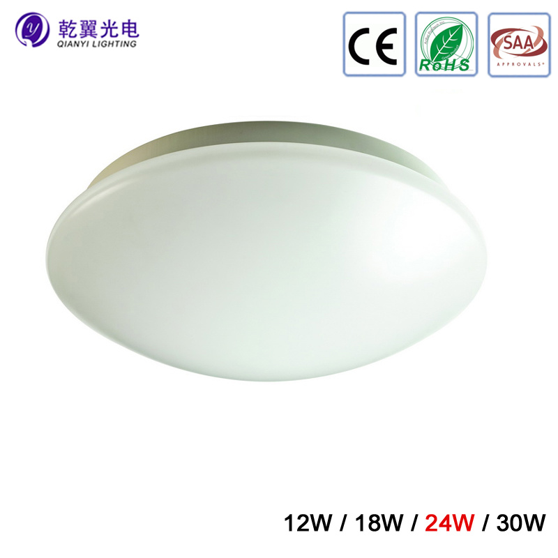 24W SAA LED Oyster Ceiling Light with Surfaced Wall Light