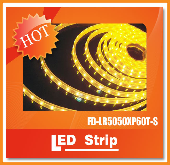 IP67 Waterproof Yellow LED Strip Light SMD5050 300LEDs LED Rope Light