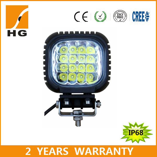 48W E-MARK CE Approved LED Work Light with Shockproof