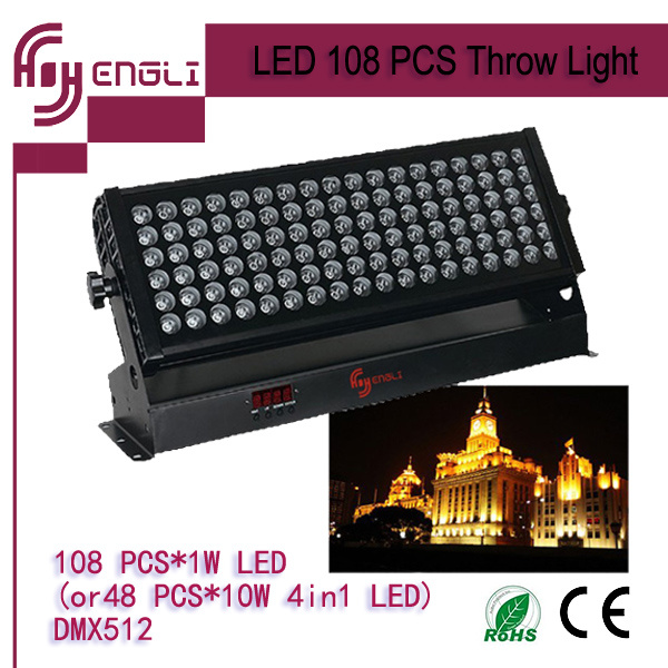 108PCS 3W Outdoor LED Wall Washer Stage Flood Light (HL-024B)