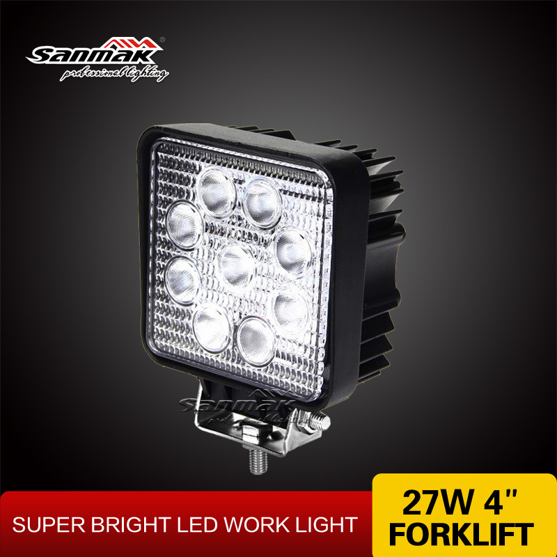4 Inch 12V Auto Car LED Work Light 3W CREE / Epistar 27W LED Working Light 6271