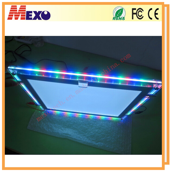 Decorative Haning LED Advertising Acrylic Colorful Light Box