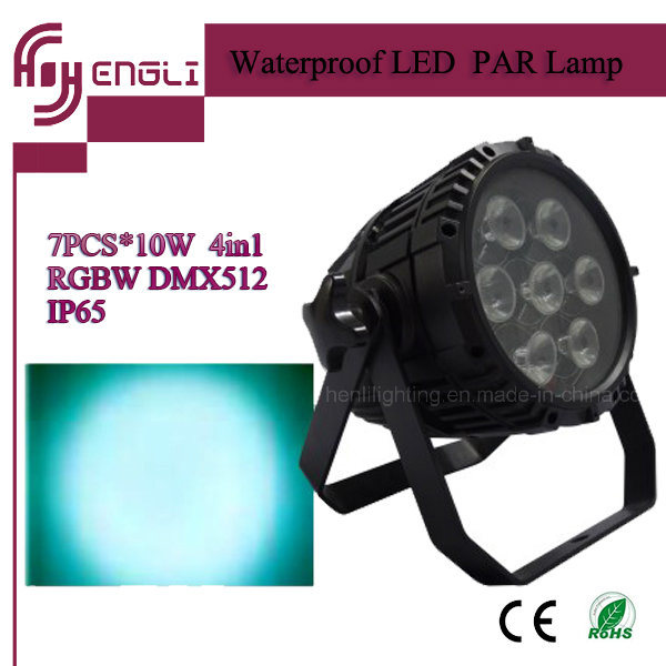 7PCS LED 4in1 Outdoor PAR Light for Stage Lighting (HL-032)