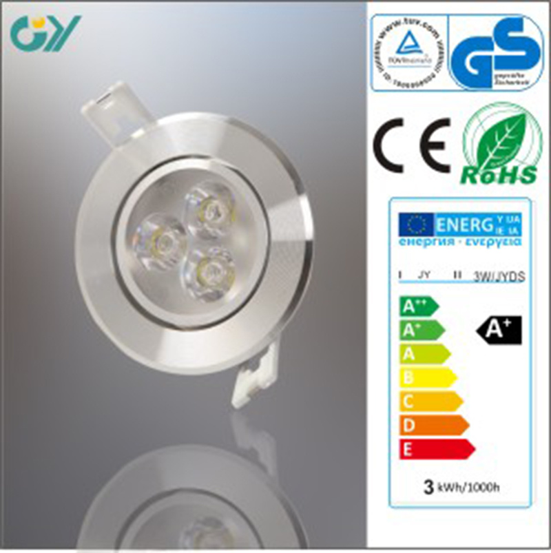 6400k 3W LED Ceiling Light with CE RoHS