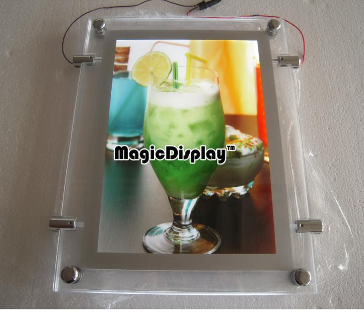 LED Photo Frame Crystal Light Box