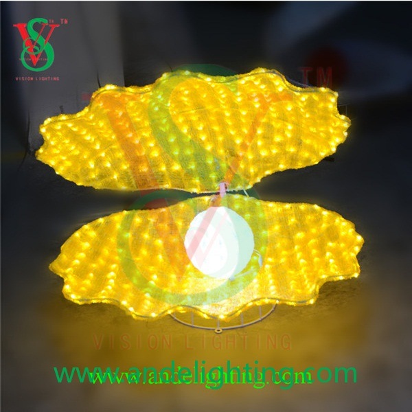 Yellow LED Shell Light for Decoration