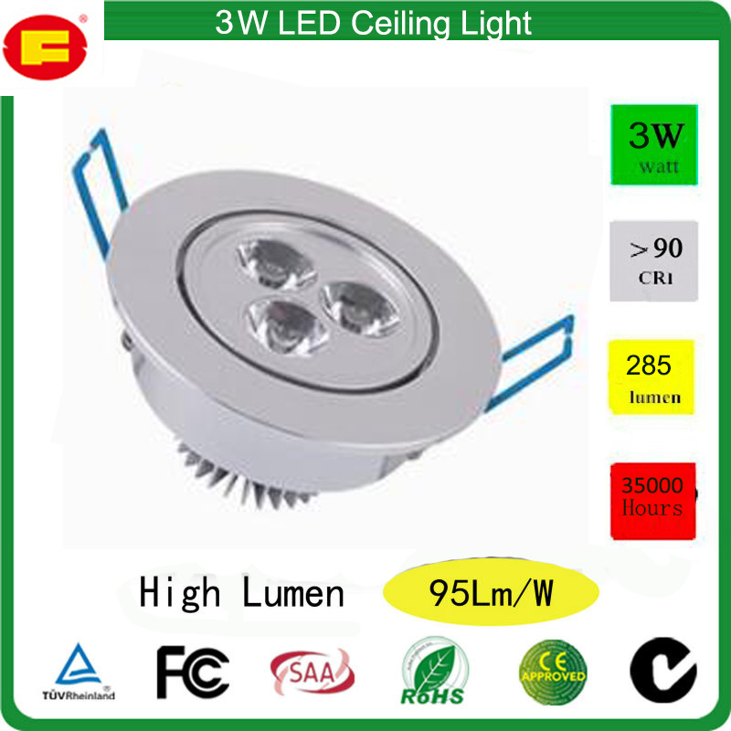 3W Ceiling Light LED Ceiling Spotlight with Hight LED Chip