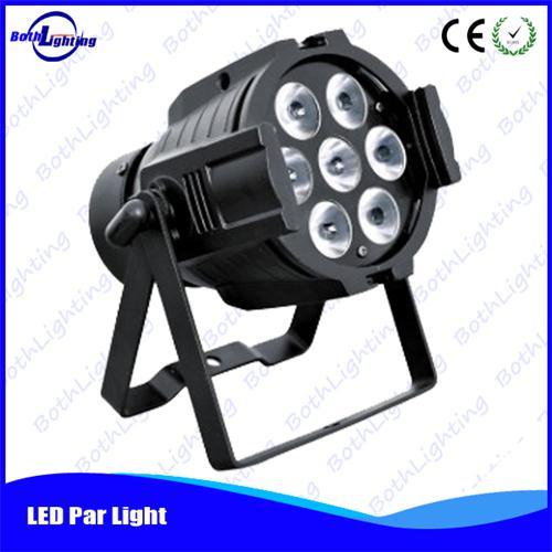 7X10W LED PAR RGBW Light LED PAR64 Stage Lighting