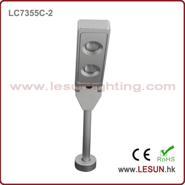 2*3W LED Jewelry Cabinet Standing Spotlight (LC7355C-2)