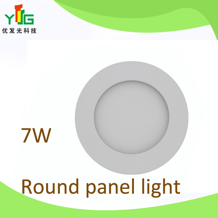 CE RoHS Approved 7W Round LED Panel Lights