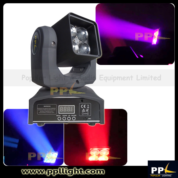 4*15W Disco LED Stage Zoom Moving Head Wash Light