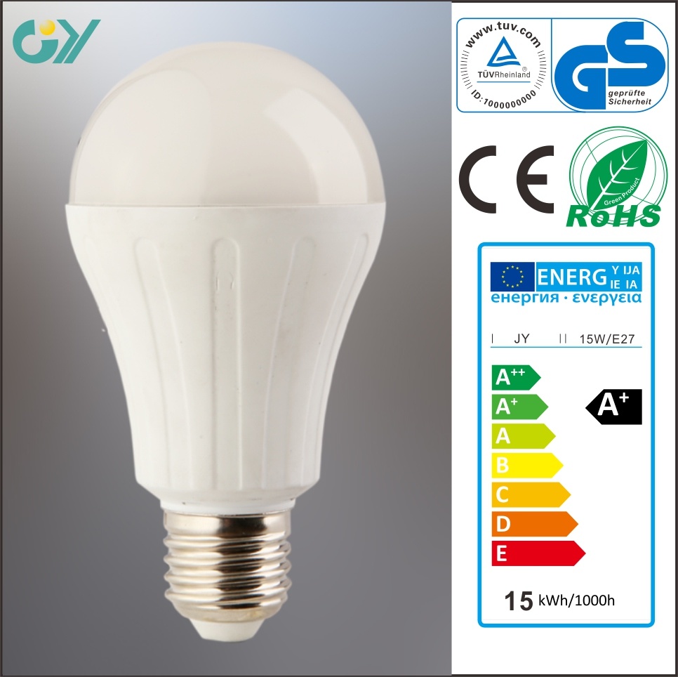 Hot Sales 1100lm 3000k A65 E27 12W LED Light Bulb