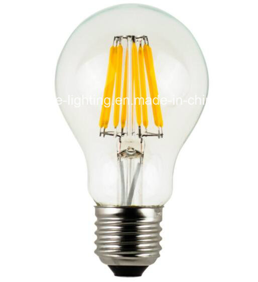 Dimmable A60 E27 6W LED Filament Bulb Light
