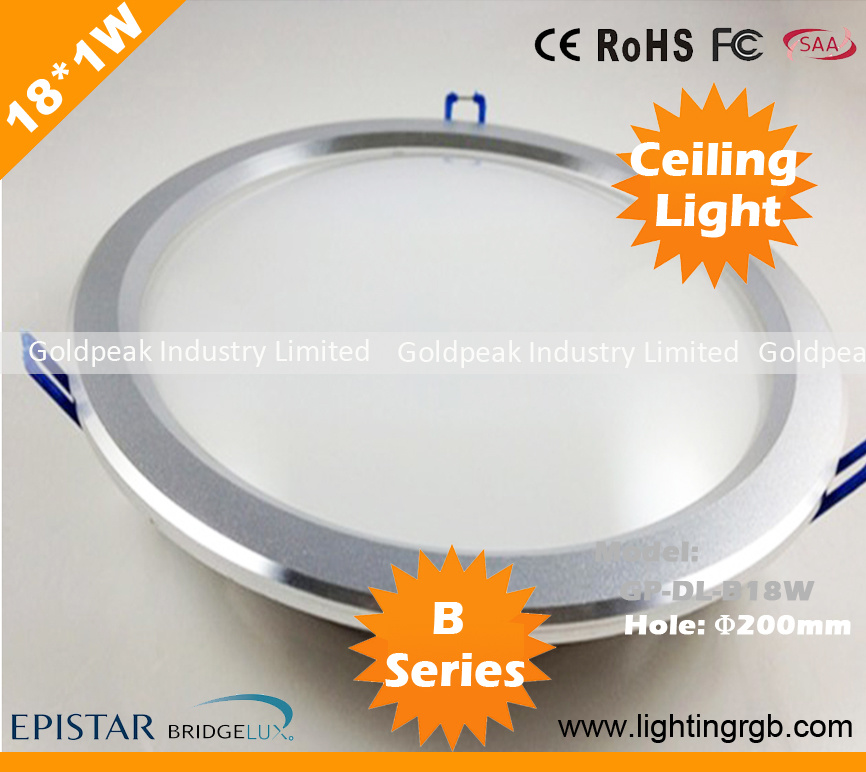 18W LED Ceiling Light/ LED Ceiling Lamp/ LED Down Light