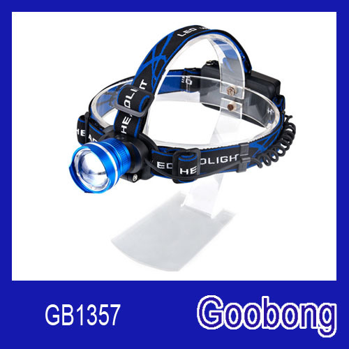 Super Bright T6 LED Rechargeable Zoom Headlamp