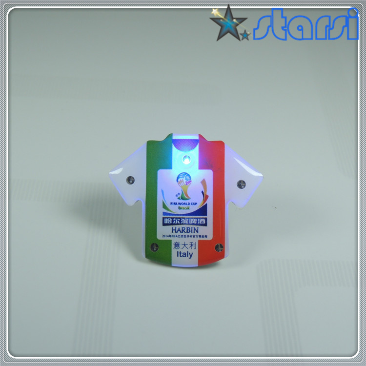 Jersey Badge World Cup LED Flash Badge (SJBLE)